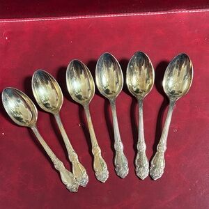 Vintage Ornate Silverware Set